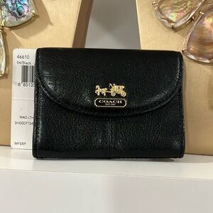 Coach Madison Leather Flap Card Case